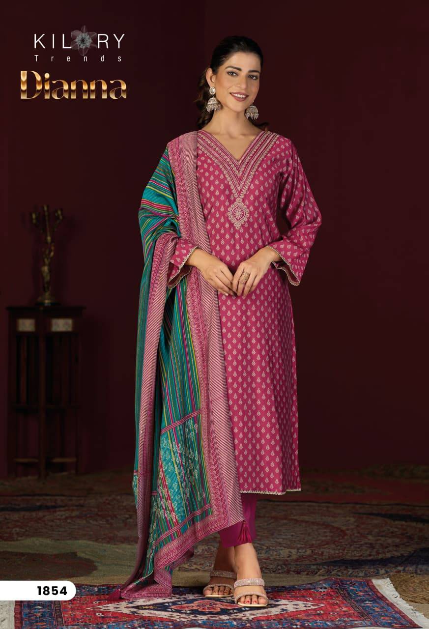 Kilory trends dianna low cost dress materials wholesalers